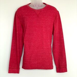 EUC | Men’s Sonoma Heather Red Waffle-Weave Thermal Long Sleeve Top | Size XXL